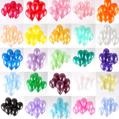 10 Inch Milk Latex Balloon Air Balls for Children's Birthday Wedding Party Decoration, 30/50 Pieces Lot