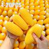 1-20 Stück Realistisches Mais Squishy Spielzeug Weich Ziehen Dehnen Stressabbau Quetschbares Fidget Dekompression für Erwachsene Schreibtisch Geschenk