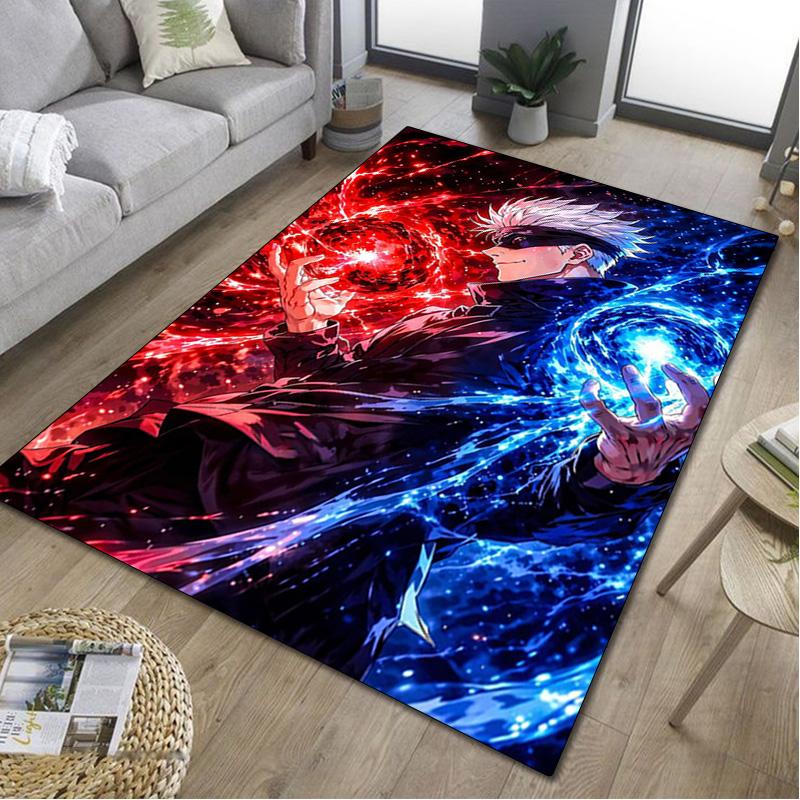 Gojo Satoru Rug - Home Carpet Office Decorative Carpet For Living Room Bedroom Door Mat Floor Rug Computer Chair Area Rug
