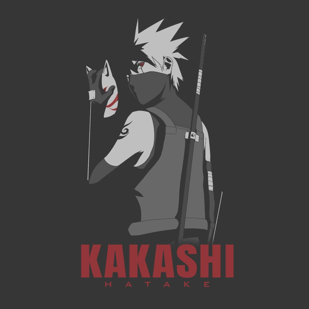 COSPA NARUTO Shippuden Hatake Kakashi Anbu SUMI XL size [Official] Ver. T-shirt