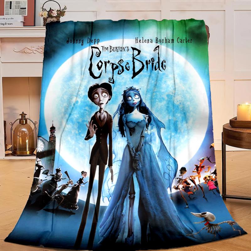 1 Stück Gothic Corpse Beauty In Bloom Flanelldecke Geschenk, Geeignet für Männer und Frauen, Weich, Ideal für Betten und Sofa, Geburtstags- oder Weihnachtsgeschenk
