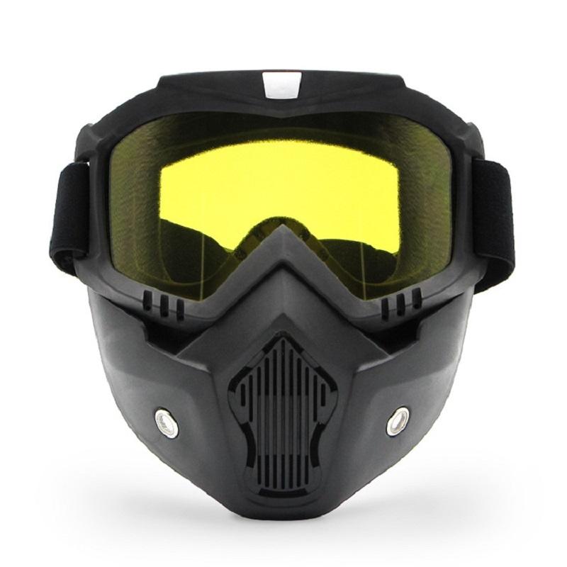 Motorcycle General Goggles Dustproof  Glasses Adjustable Motorcycle Goggles Breathable Full Face Protective Dirt Bike Motorbike