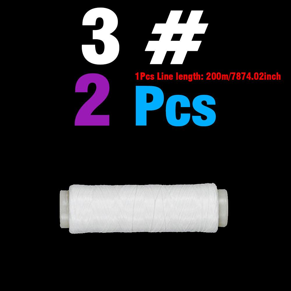 2Pcs Bait Elastic Thread Sea Fishing Tying Material Stretchy Clear Sea Fishing Line Keeping Bait on Hook