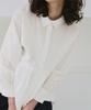 Titibait Collared Hem Balloon Shirt AFXN2098 Large Women's Off-White