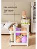 Movable Storage Rack for Yoga Mats, Fitness Gear, and Badminton Equipment