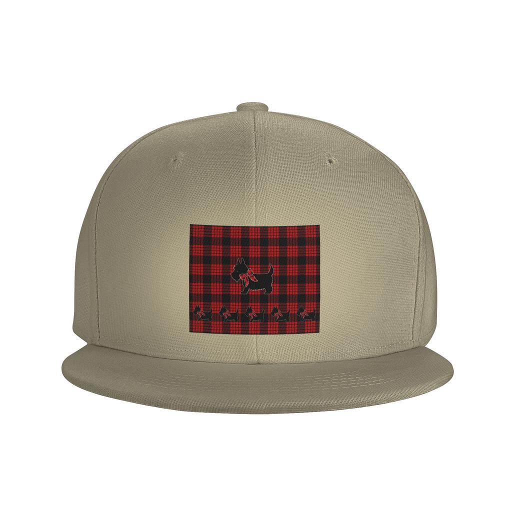 Black Scottie Dog Plaid Tartan Scottish Terrier LoverBaseball Caps Snapback Baseball Hats Casual Casquette Outdoor Unisex