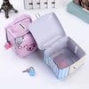 Pig Shape Money Saving Box Tinplate Coins Storage Box Handheld Piggy Bank  For Children Gift