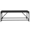  Coffee Table, Black, 100x50x35 Cm, Wood-based Material