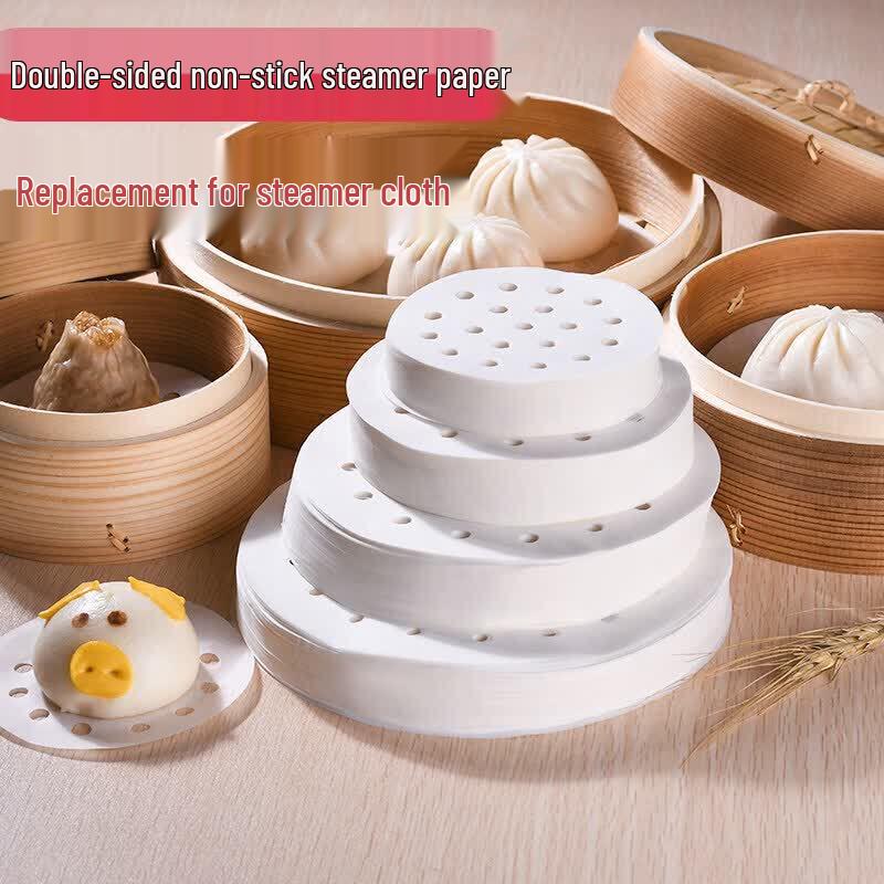 ZISIZ Disposable Wheat Straw Steamer Paper