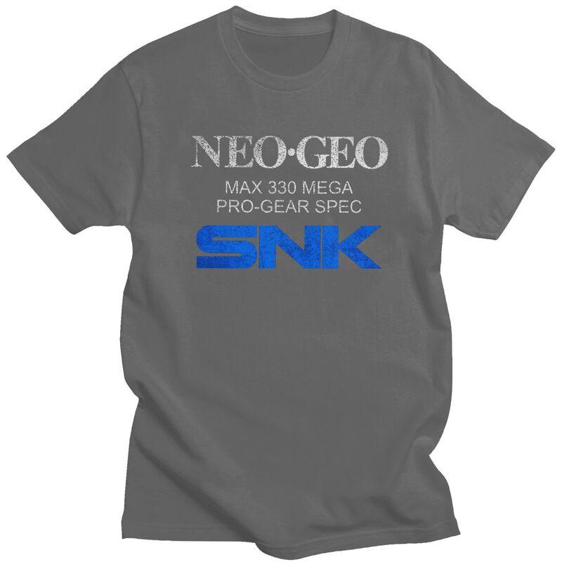 

Custom Retro Arcade Game Neo Geo Snk T Shirt Men Short Sleeve Pure Cotton Tshirt Tees Streetwear Tshirts L
