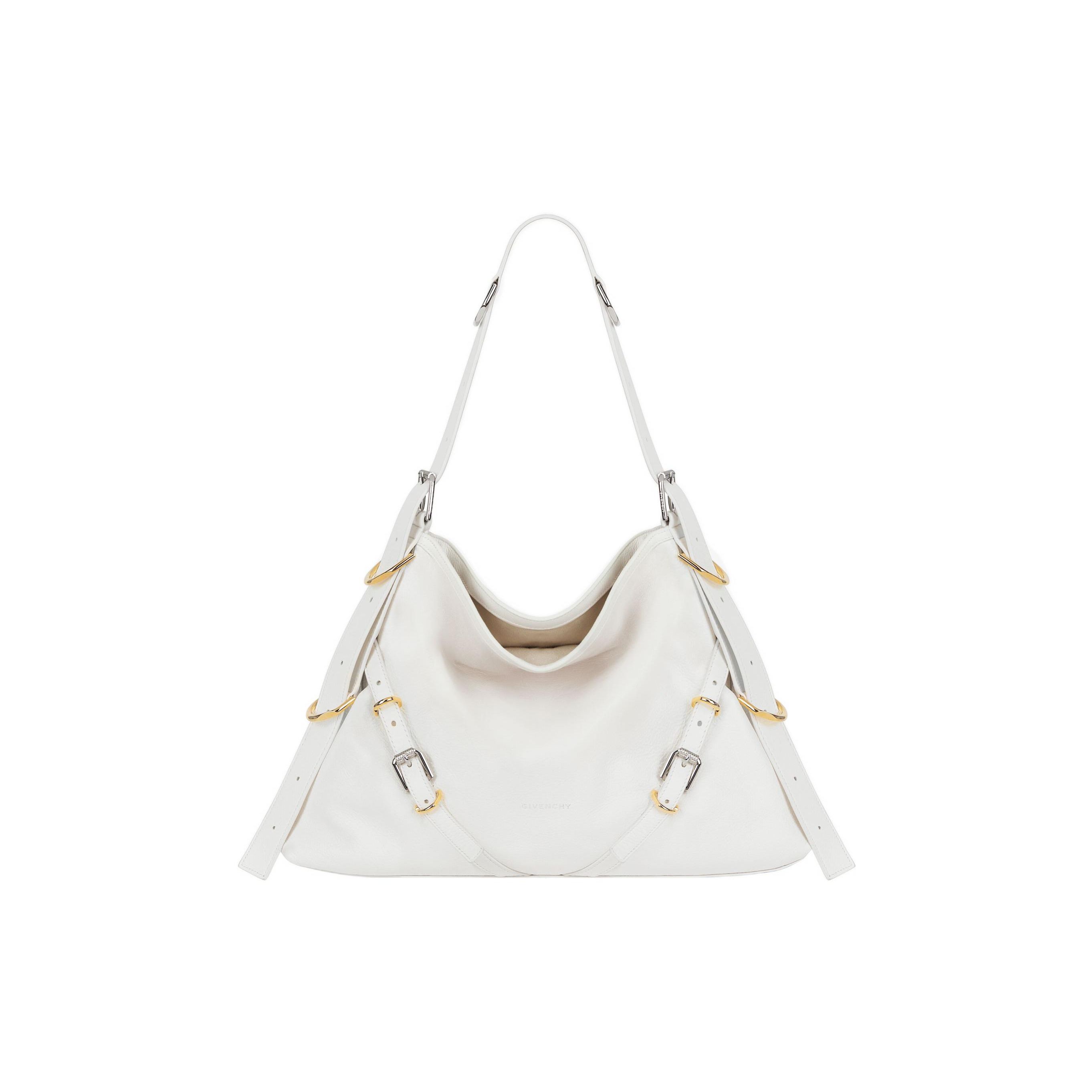 

Givenchy Medium Voyou Bag Ivory Women Shoulder_bags Cream BB50SSB1Q7-105 Shopping Bag Set(Basic Set+Shopping Bag)
