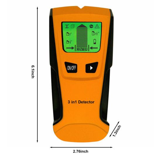 Electronic Stud Finder Sensor Center Finding Wall Scanner Detector with LCD Display for