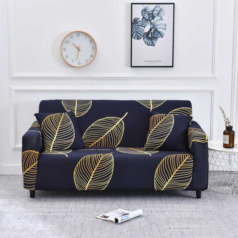 Stretch All-Inclusive Sofa Cover Printed Knitted Sofa Cover Dirt-Proof Cover