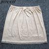 BITCED Women's Fashion Casual Solid Color Print Summer Spring Skirt