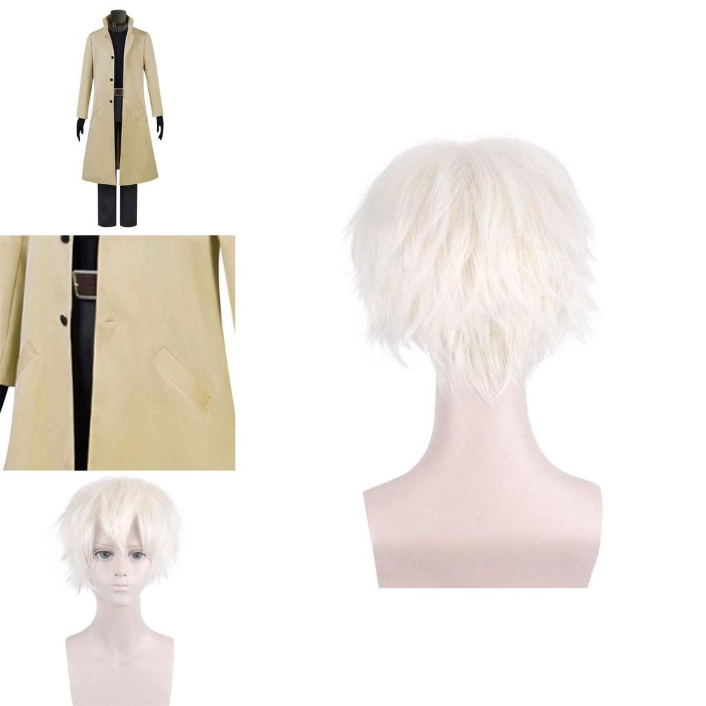 Premium Brand New Animal Cosplay Costume Ogami Shirou Full Suit With Wig For Men