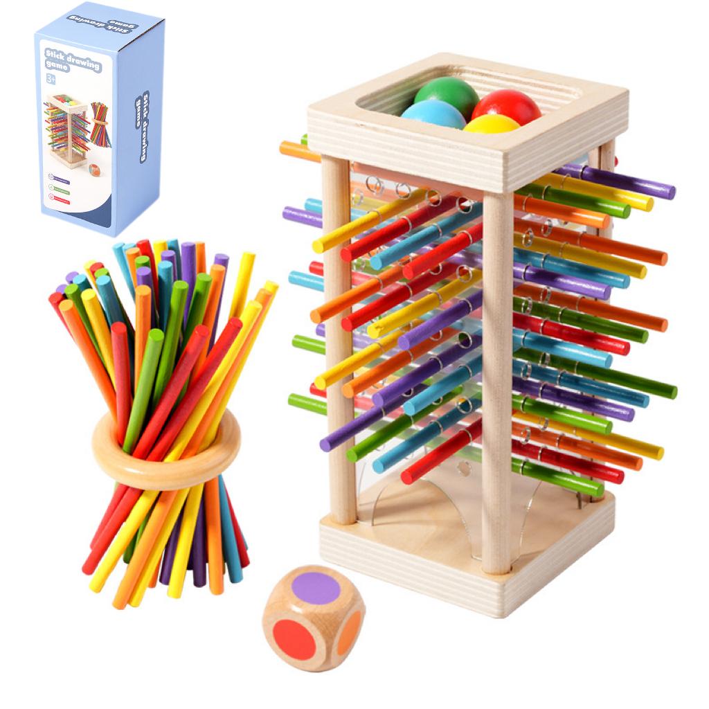 

Parent-Child Interactive Stick-Pulling Balance Game Children s Two-player Combat Space Thinking Concentration Training Puzzle Educational Toy Acrylic