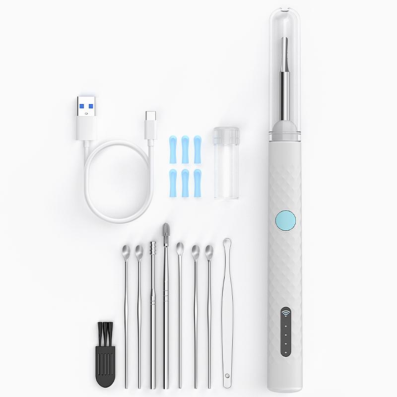 Smart Visual Ear Sticks Hd1080P 4.2Mm Camera Wifi Ear Pick Ear Cleaner Ear Spoon Wireless Endoscope Health Care Waterproof 6Leds