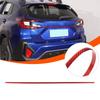 Red Carbon Fiber Rear Door Trunk Trim Sticker Cover For Subaru Crosstrek 24+