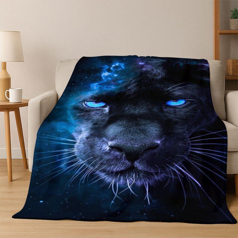 Coperta in Flanella Animale Leopardo Ghepardo Animale Coperta Morbida Calda Coperta da Divano per Camera da Letto Soggiorno Letto Viaggio Campeggio Picnic