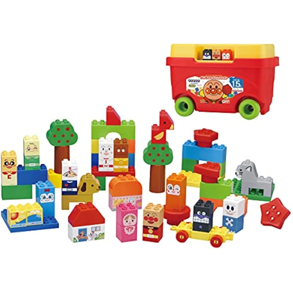 [BANDAI (BANDAI)] BlockLabo Block Lab First Block Wagon Target Age 1.5 years and up, go for it! A...