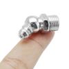 Stainless steel grease nozzle Thread 45°/90°/180° oil nozzle head straight curved oil injection nozzle lubricating oil Connector