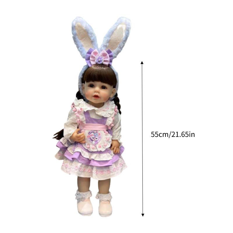 

Симуляция 55 см Кукла Реборн Npk Силикагель Меняющаяся Игрушка Купание Младенца Компаньон для Ребенка