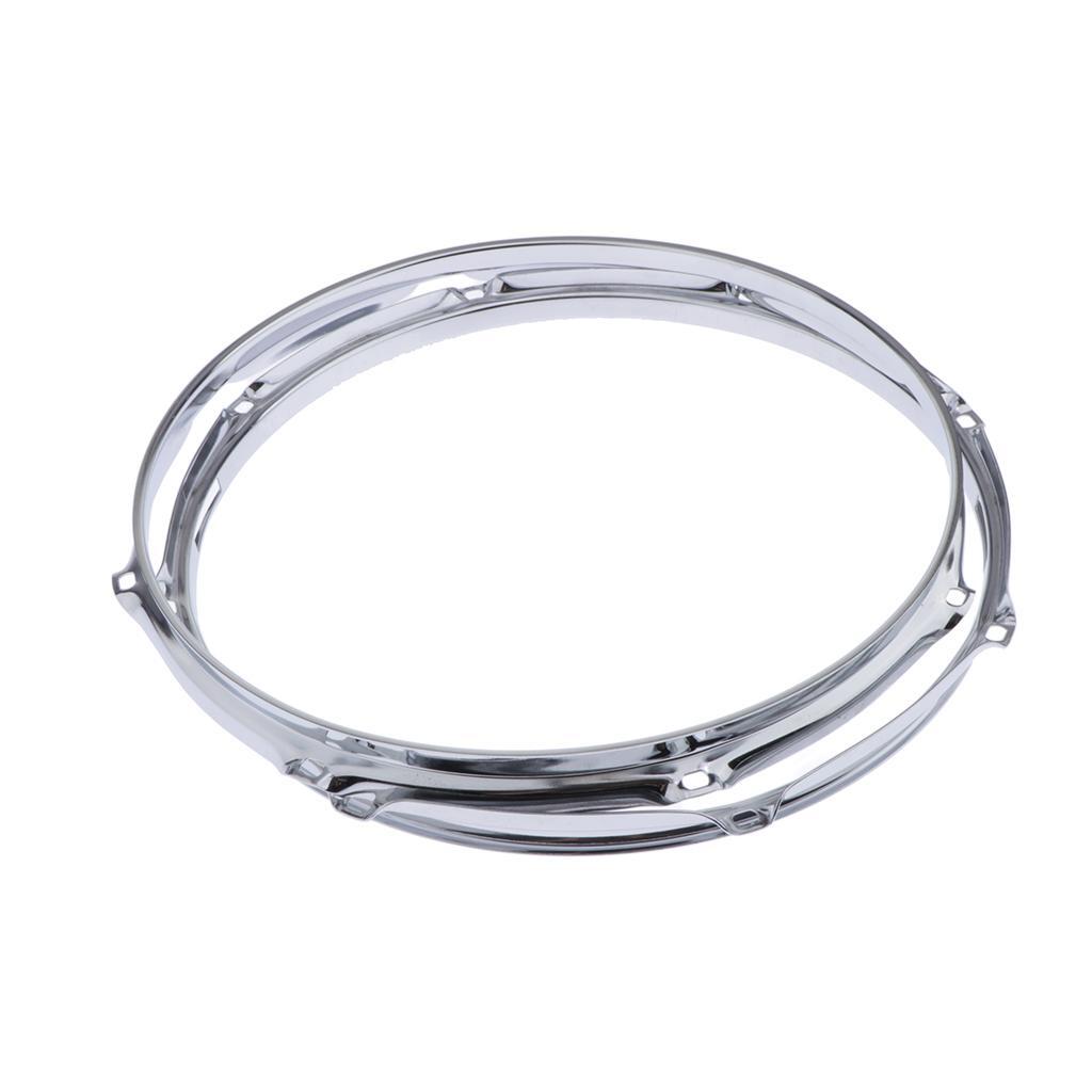 

Zinc Alloy Die Cast Snare Drum Hoops Parts Accessories 1.2mm 13inch 8 Holes