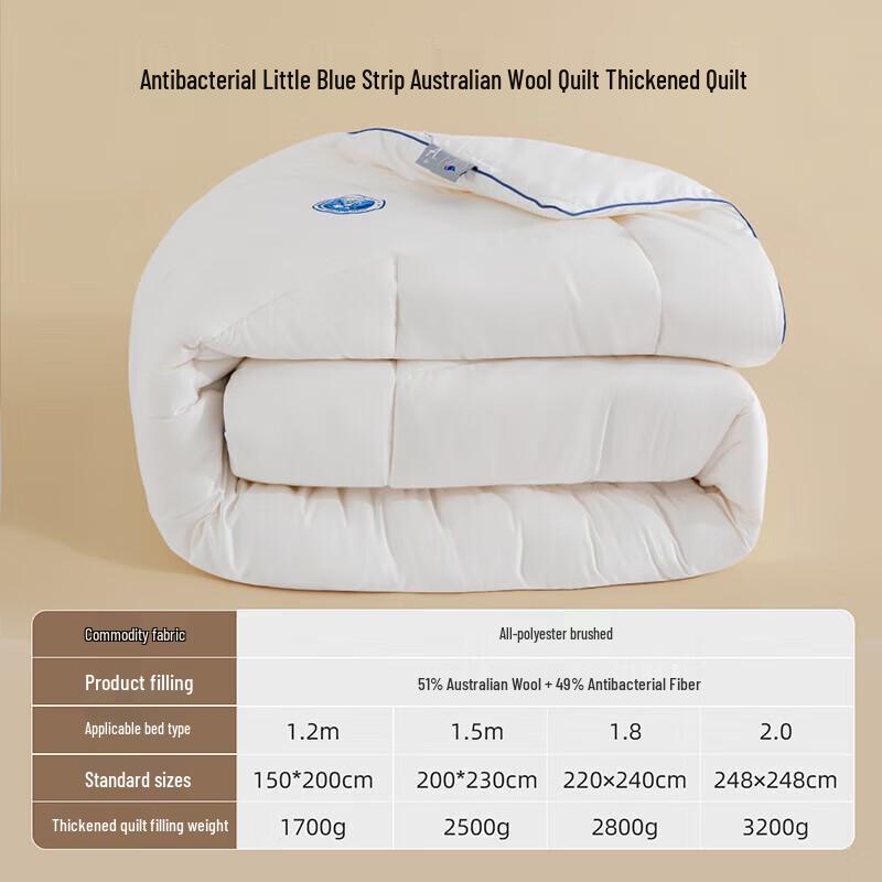 

Mengjie Antibacterial Australian Wool Quilt