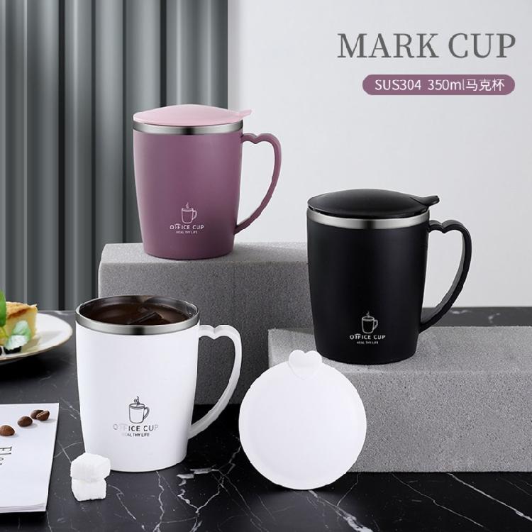 Reusable Stainless Thermal Cup With Lid Handle Portable Thermal Water Bottles Mug For Coffee Juice