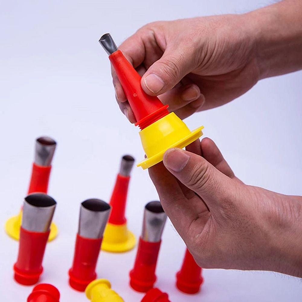 22Pcs/Set Stainless Steel Caulk Nozzle Applicator for Sink Sealant Application