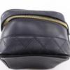 CHANEL Vanity Vanity A01618 Bicolole vintage black Calfskin Women Used