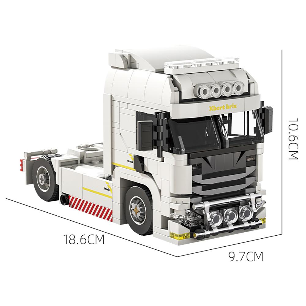 KNEW BUILT European Truck Semi-TrailerOil TankerContainer Trailer Building Block Toys-Boys' Educational AssemblyFestival Gift