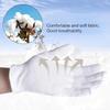 White Work Gloves for Precision Etiquette Inspections and Effective Household Cleaning Tools