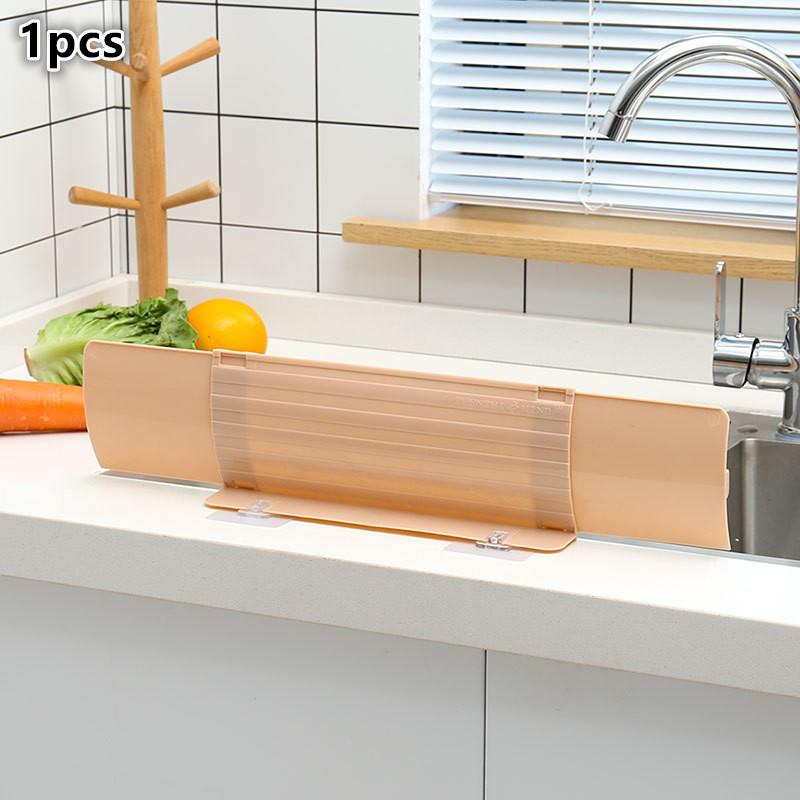 

Масштабируемый брызговик для кухонной раковины, заглушка для защиты от брызг для умывальника, водонепроницаемый экран от брызг, барная доска для защиты от воды жёлтый