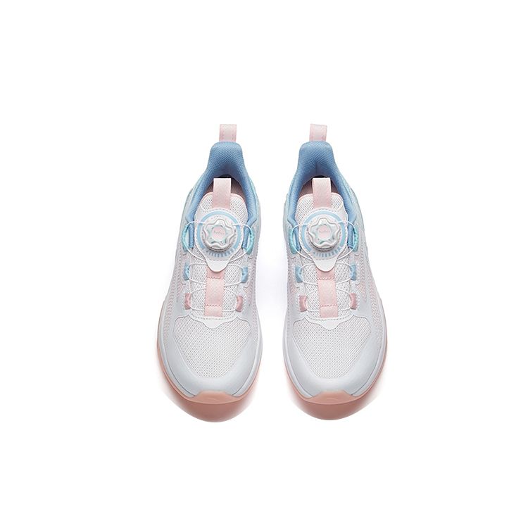 Anta Kids Red Flame Comfortable Sports Casual Shoes Kids Casual Shoes Pink Blue 322215512-4