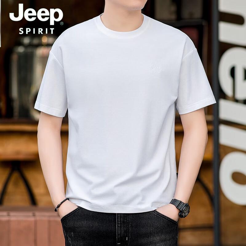 JEEP SPIRIT Men s Short Sleeve Round Neck T-Shirt L