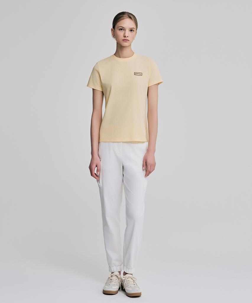 DUVETICA Messina (Light Yellow) (Women'S Short Sleeve T-Shirt)