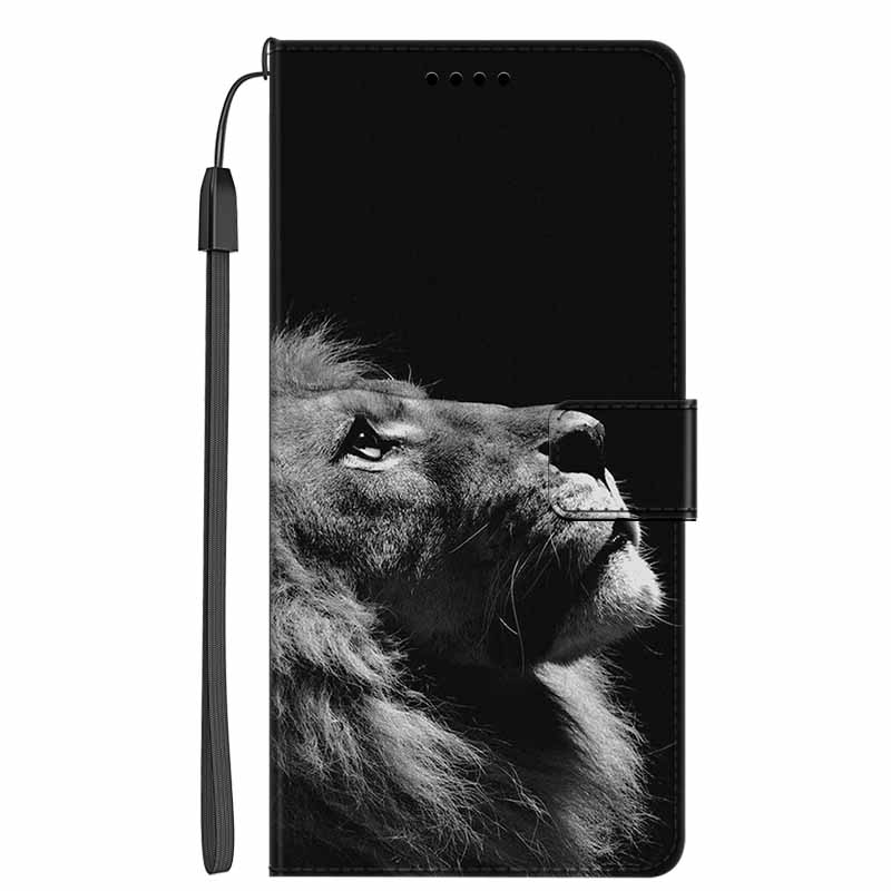 Animal Leather Flip Case for Samsung Galaxy M16 F16 5G Leather Magnetic Wallet Covers for Galaxy F16 Stand Phone Bag Galaxy M 16