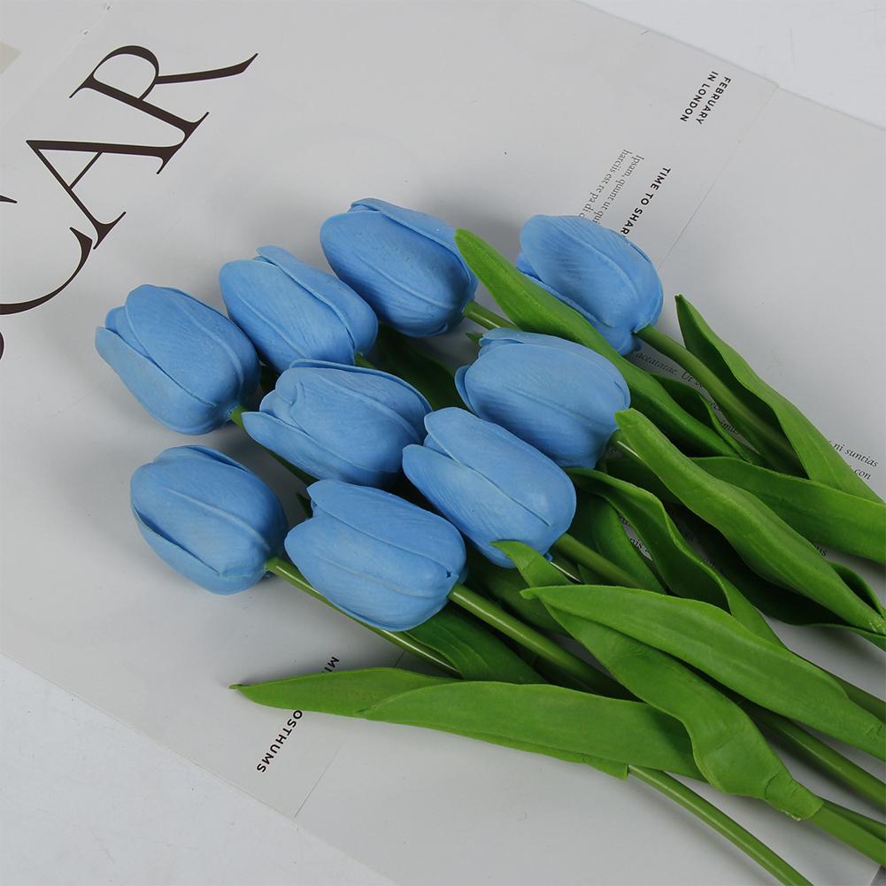 Home Decoration Artificial Tulips Wedding Home Low Maintenance Realistic Appearance Vibrant Colors For Home For Living Room