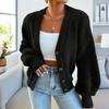 Women's Fashion Casual Knit Cardigan V-Neck Single Breasted for Fall Winter