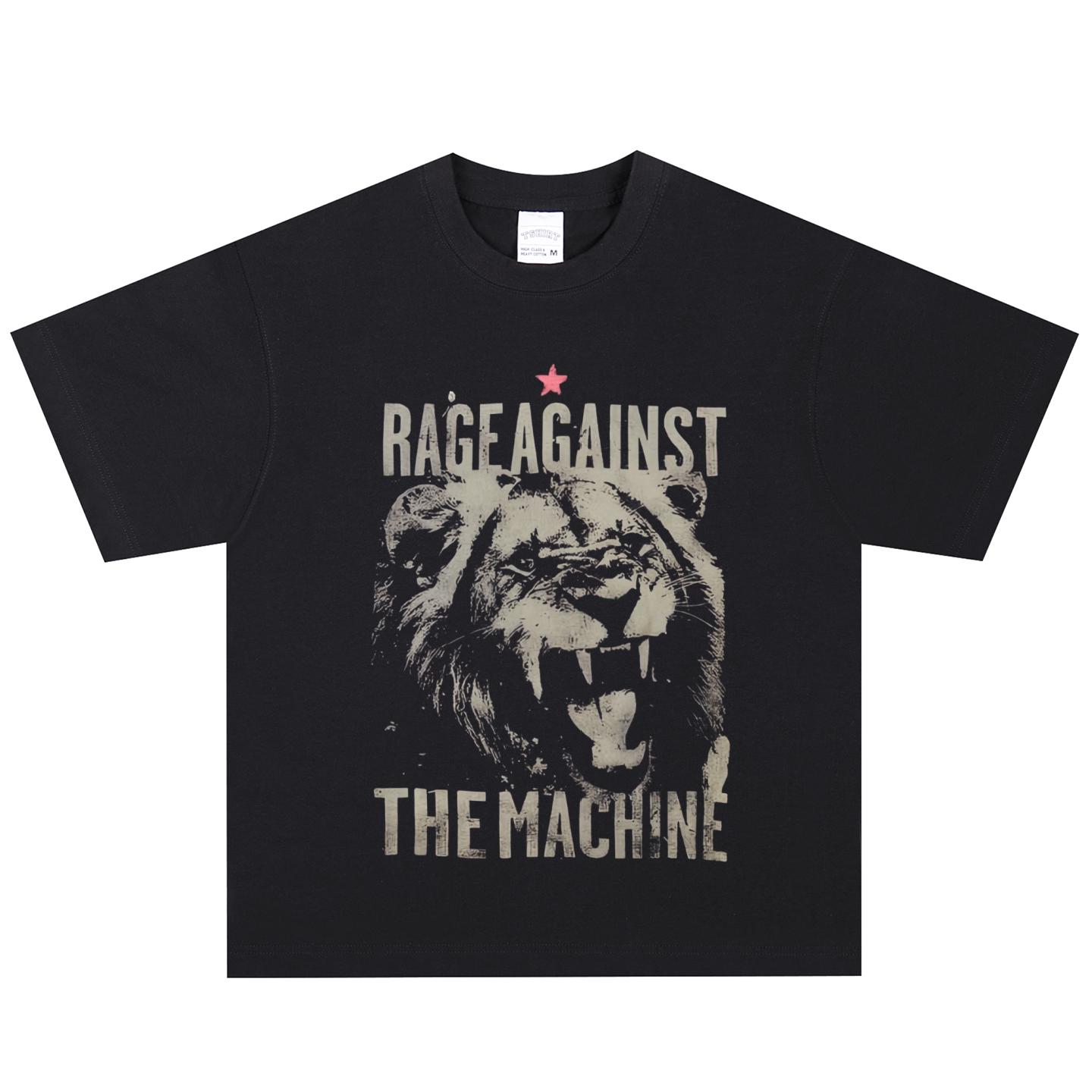 Rage Against The Machine Graphic Tee, Casual Short Sleeve XXXL