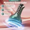 Lymphatic Drainage Massager – 3-in-1 Microcurrent, Heat & Vibration Cellulite Massager for Legs/Arms/Belly, 35-Speed Adjustable, Rechargeable