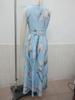2026 Tulip Print Sleeveless V-Neck Long Evening Dress for Women