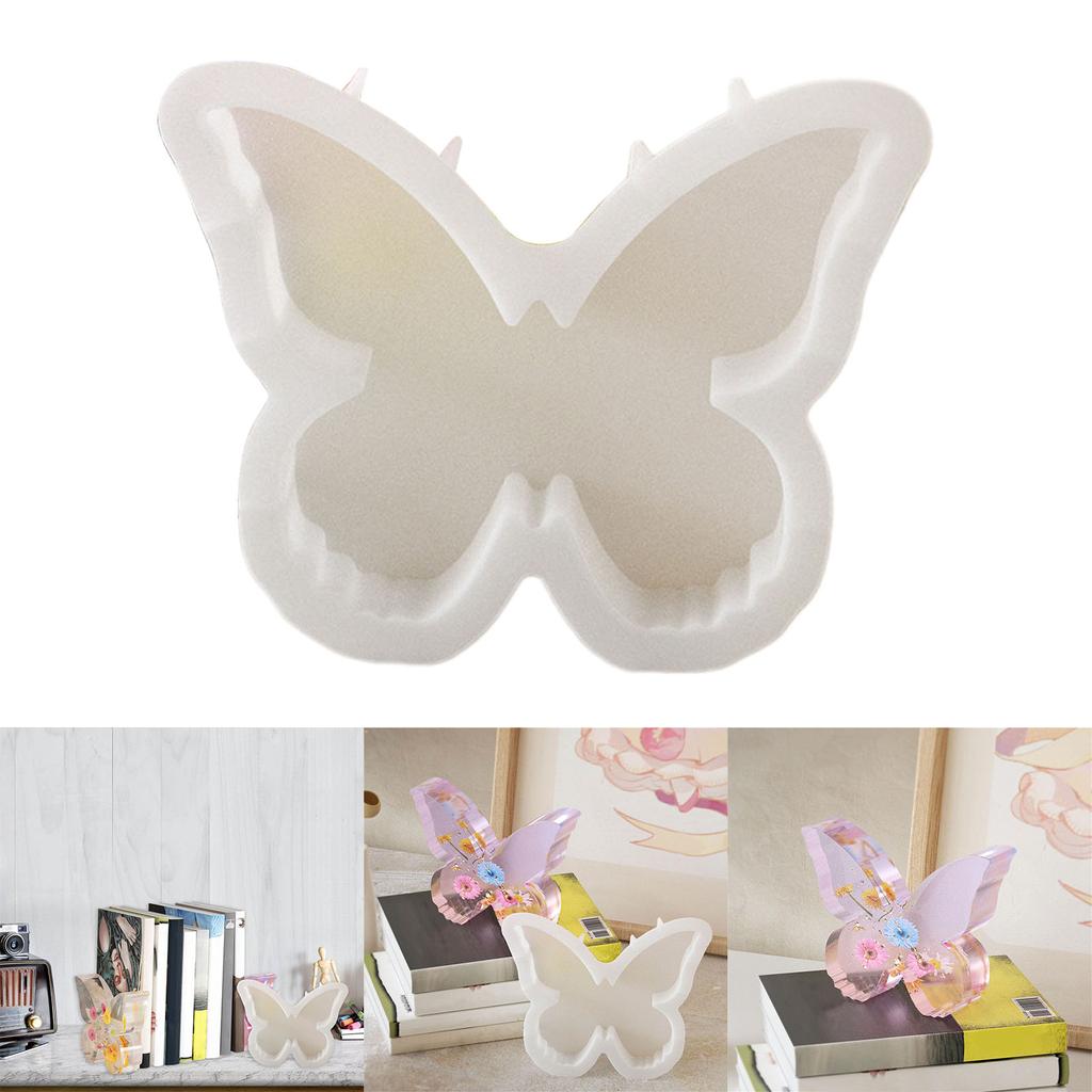 Creative Butterfly Bookend Sturdy Silicone Mold Accessory for Craft Sipplies Lovers and Home Decoration Daily Use