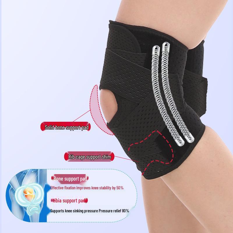 Japan Half-Moon Lightweight Knee Pad with Breathable Compression and Non-Slip Support for Mountain Climbing
