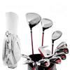 WORLD EAGLE Outlet Beginner Golf Club 12 CBR5 Caddy Bag Headcovers Flex G510 Set, Left-Handed, Clubs, (White), Included, R, Men's