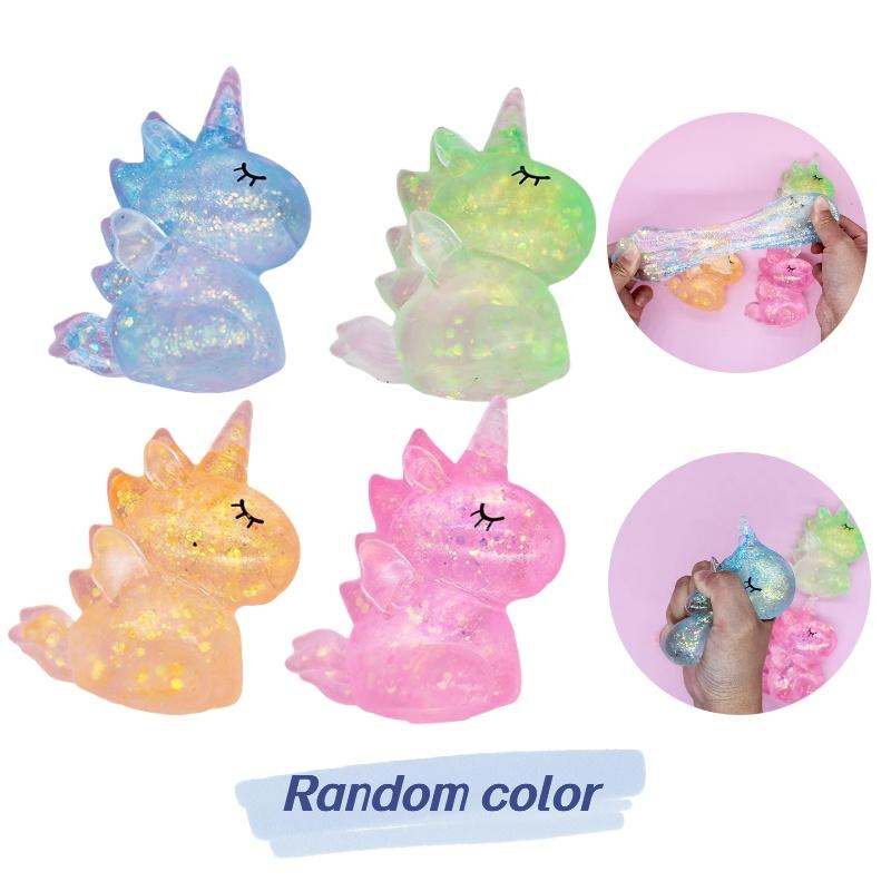 Einzigartiges Einhorn Malzzucker Quetschspielzeug zur Stressbewältigung und als süße Entlastung aus Zhejiang, Kunststoffmaterial)