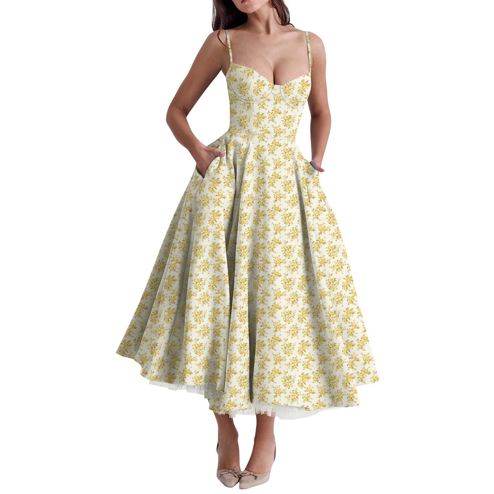 Женское модное однотонное платье принцессы с сеткой и двухслойным платьем на подтяжках XXL — фото 11