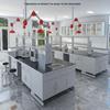 All-Steel Laboratory Workbench: Central & Side Benches for Chemical Experiments
