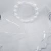 Puffy Exquisite Wedding Photo Artificial Flower Wreath Headband Bridal Veil Lace Up Party Accessory